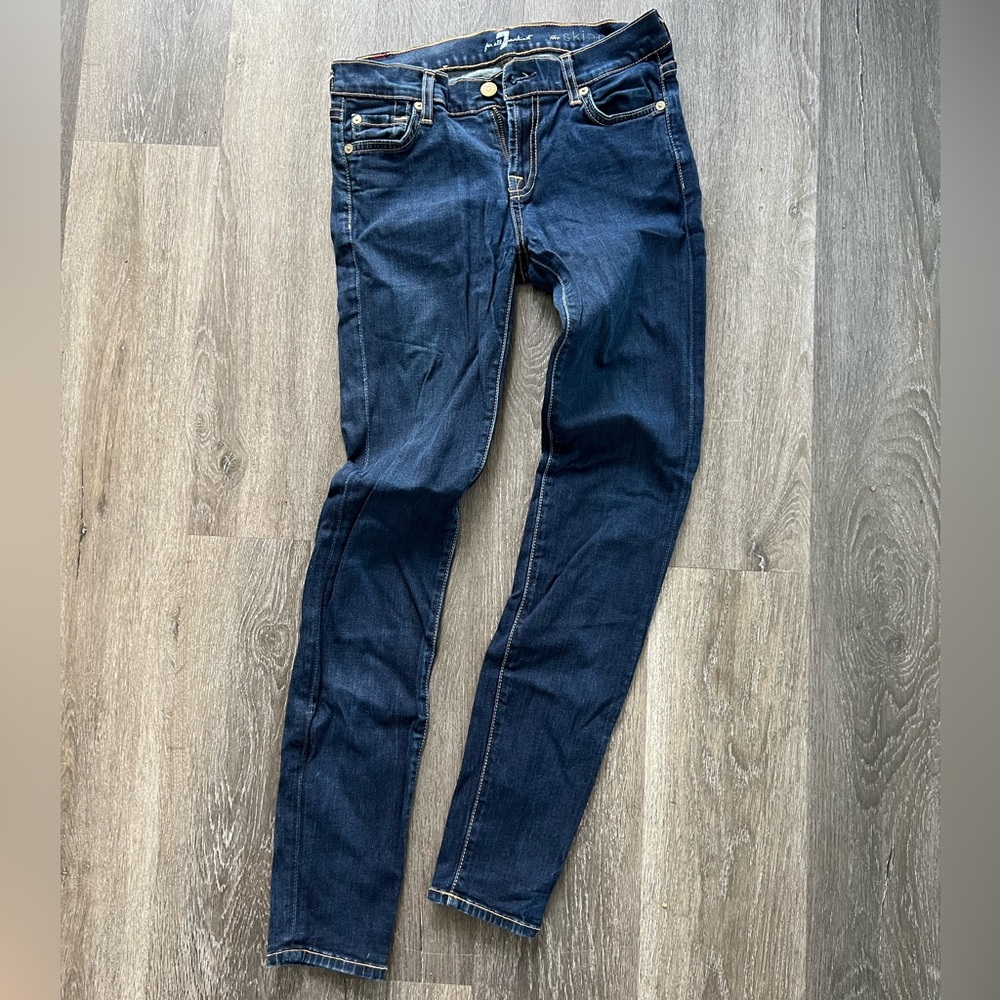 7 for all mankind skinny jeans Sz 26